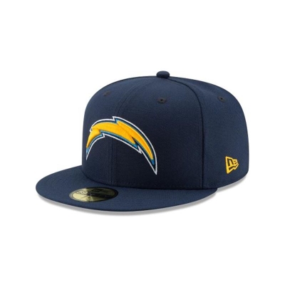 Blue Los Angeles Chargers Hat - New Era NFL 59FIFTY Fitted Caps USA5983617